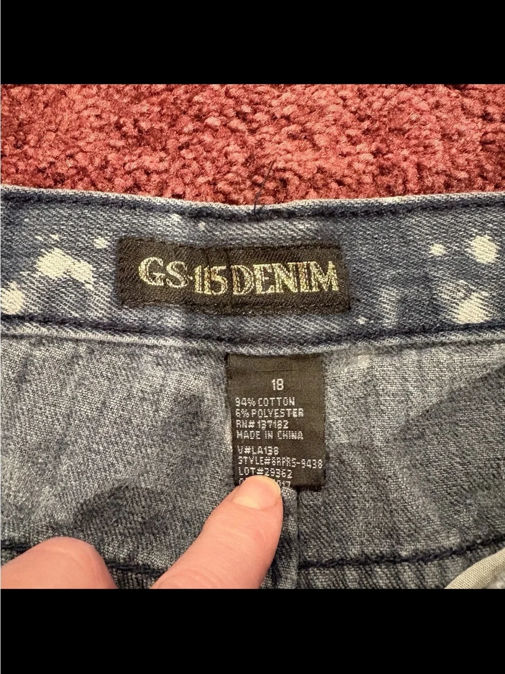Bleached Distressed Women's Denim Shorts - Blue